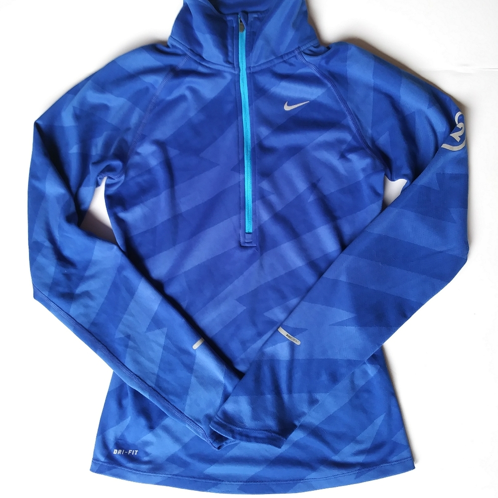 ❎FINAL PRICE❎ Blue Nike Dry Fit Jacket Long Sleeve - Picture 2 of 5